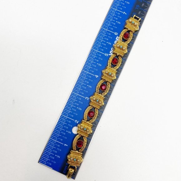 511 Vintage ART Arthur Pepper Etruscan bracelet and earrings set - Picture 8 of 10